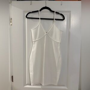 Elegant White Women's Dress from Loverbird